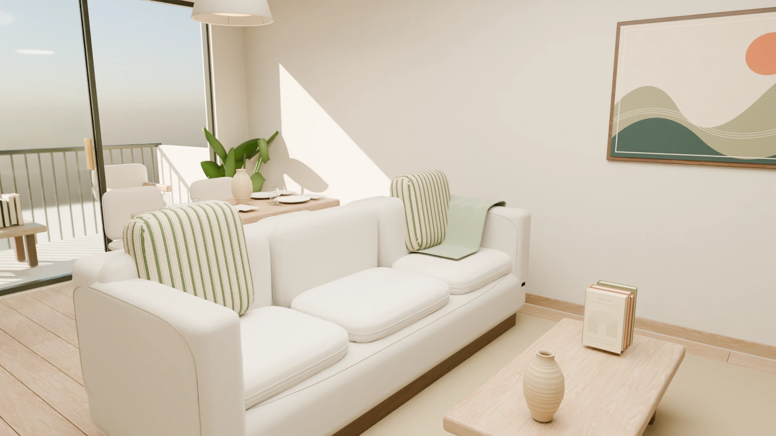 NOOK living space, rendered in Blender